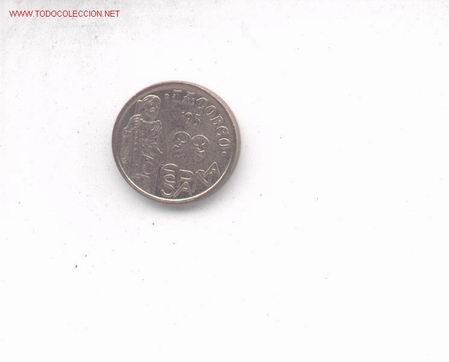 Monedas con errores: 3-25. 5 ptas 1993. Error raya. - Foto 1
