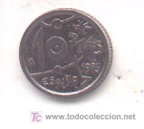 Monedas con errores: 3-132. Moneda 10 ptas 1993. Islas. BC - Foto 1