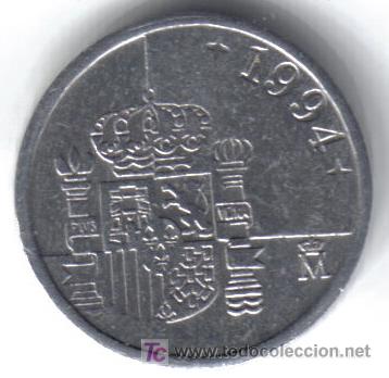 Monedas con errores: 1 PESETA 1994 - LABIO PARTIDO - Foto 2