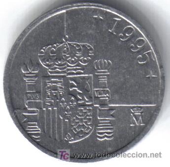 Monedas con errores: 1 PESETA 1995 - LABIO PARTIDO - Foto 2