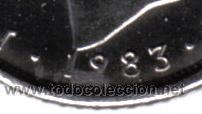 Monedas con errores: 10 PESETAS 1983 - CU&Ntilde;O EMPASTADO EN PARTE DEL 9 - Foto 3