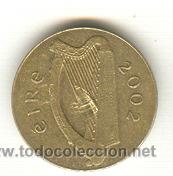 Monedas con errores: CENTRO DE UNA MONEDA DE DOS EUROS IRLANDA - Foto 2
