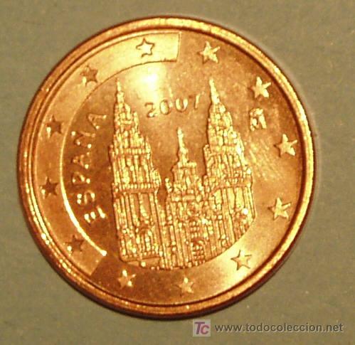 Monedas con errores: ESPA&Ntilde;A 1 CENTIMO 2007. ANVERSO: PEQUE&Ntilde;A ROTURA CU&Ntilde;O - Foto 1
