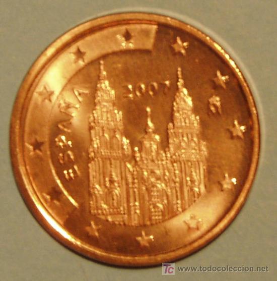 Monedas con errores: ESPA&Ntilde;A 5 CENTIMOS 2007. ANVERSO : ESTRELLA MAL ACU&Ntilde;ADA - Foto 1