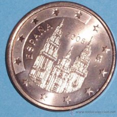 Monedas con errores: ESPAÑA 5 CENTIMOS DE EURO 2008. SIN CIRCULAR. VER FOTOS DIFERENCIAS CON MONEDA TIPO. Lote 26161939