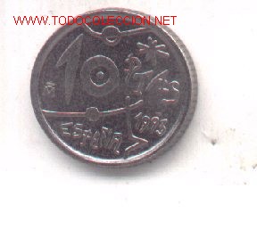 Monedas con errores: moned3-125. Moneda 10 ptas. 1993. Islas. BC - Foto 1