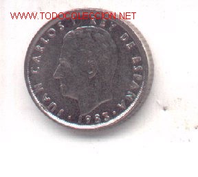 Monedas con errores: moned3-126. Moneda 10 ptas. 1983. Exceso Metal BC - Foto 1