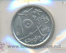 Monedas con errores: 3-197. Moneda 10 ptas 1993. Mir&oacute;. Error Gotas. EBC - Foto 1
