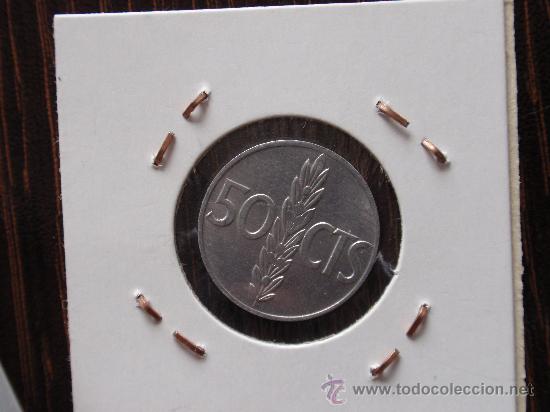 Monedas con errores: FRANCO - 50 CENTIMOS 1968  REVERSO GIRADO - Foto 2