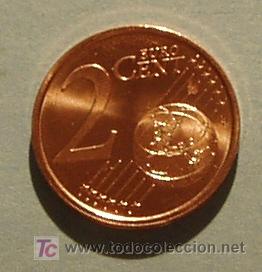 Monedas con errores: ESPA&Ntilde;A 2 CENTIMOS 2008. EXCESO DE METAL EN EL CU&Ntilde;O. SIN CIRCULAR - Foto 2