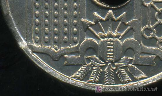Monedas con errores: FRANCO : 50 Centimos 1963 con COSPEL DOBLEMENTE SEGMENTADO - Foto 4