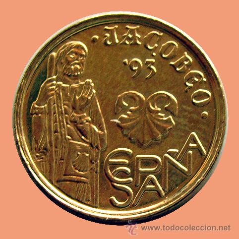 Monedas con errores: ERRORES Y VARIANTES . 5 PESETAS 1993 . EXCESO DE METAL - Foto 2