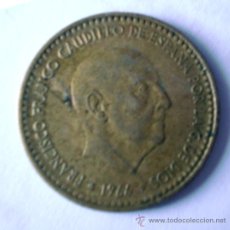 Monedas con errores: 1 PESETA 1966*69 HOJA PARTIDA. Lote 32712513
