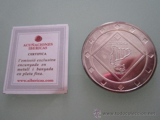 Monedas con errores: Moneda ba&ntilde;ada en plata fina (con certificado) - Foto 1