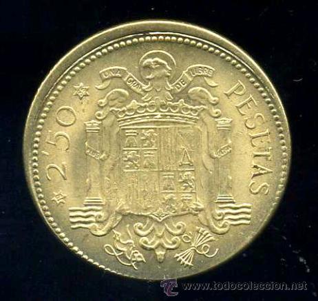 Monedas con errores: ERROR DESPLAZAMIENTO - 2.50 Pesetas 1953 *56 - Foto 1