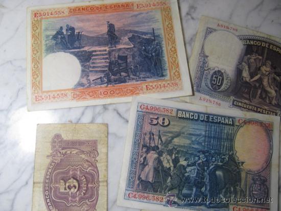 Monedas con errores: LOte de 6 billetes espa&ntilde;oles, 1928 a 1937 - Foto 2