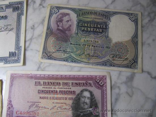 Monedas con errores: LOte de 6 billetes espa&ntilde;oles, 1928 a 1937 - Foto 8