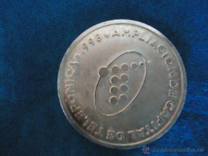 Monedas con errores: Moneda ficha telefonica ampliacion capital 1998 - Foto 1