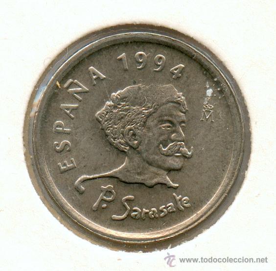 Monedas con errores: * ERROR * 10 PTAS A&Ntilde;O 1994 * PELO LISO * - Foto 1