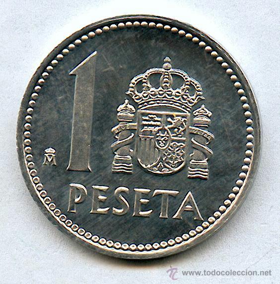 Monedas con errores: 1 PESETA 1985 PROOF. SIN CIRCULAR, PRECIOSA Y PERFECTA - Foto 2
