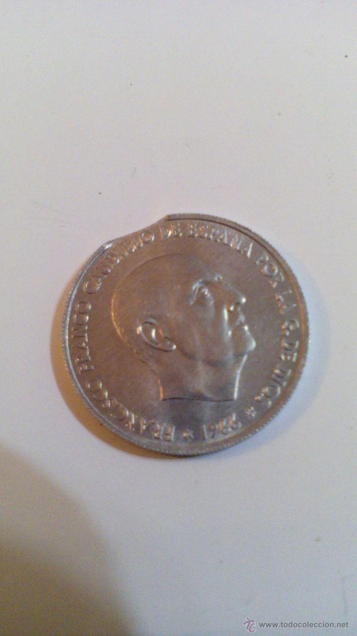 Monedas con errores: ERROR 50 CENTIMOS ESTADO ESPA&Ntilde;OL, 1966 segmentada , ESTRELLA 71 - Foto 1