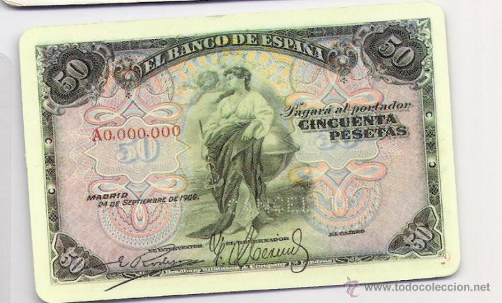 Monedas con errores: BILLETE 50 PTAS.    - TARJETA DE VISITA DE NUMISMATICA - Foto 1