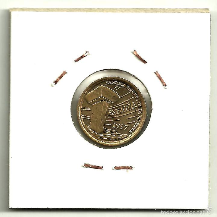 Monedas con errores: ERROR DE ACU&Ntilde;ACI&Oacute;N EN 5 PESETAS DE 1997 (CANTO ANCHO) - Foto 2