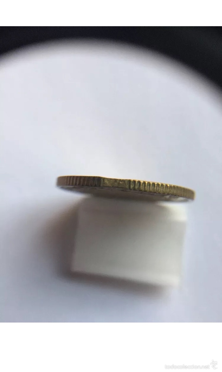 Monedas con errores: ERROR Lote de 1 peseta 1966 y Diez c&eacute;ntimos 1953 con error - Foto 3