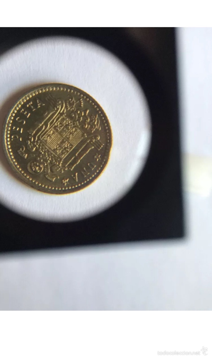 Monedas con errores: ERROR Lote de 1 peseta 1966 y Diez c&eacute;ntimos 1953 con error - Foto 10