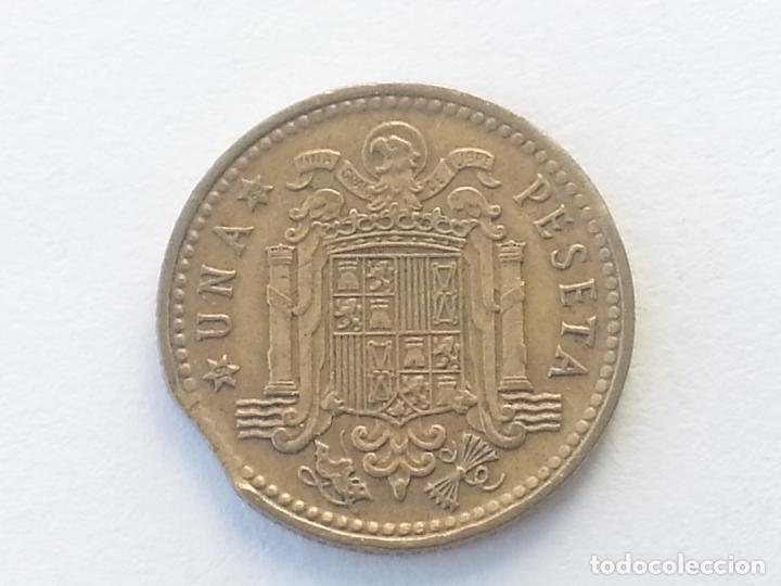 Monedas con errores: Moneda segmentada - Peseta 1966 estrella 69 - Foto 1