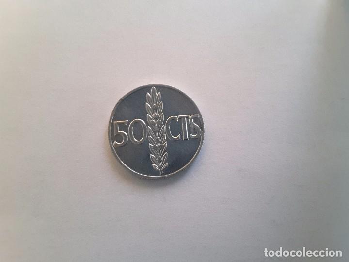 Monedas con errores: 50 centimos doble acu&ntilde;acion 1966 SC - Foto 2