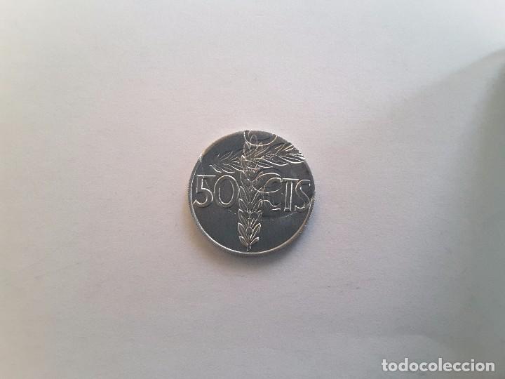 Monedas con errores: 50 centimos doble acu&ntilde;acion 1966 SC (3) - Foto 1