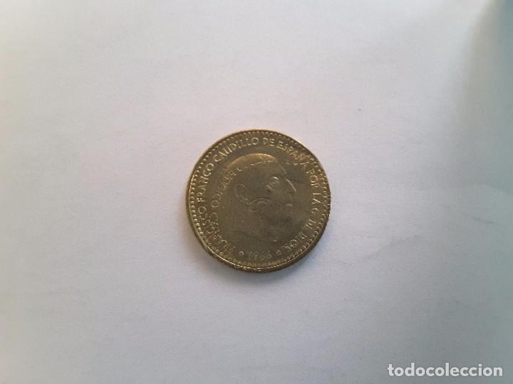 Monedas con errores: 1 peseta doble acu&ntilde;acion 1966 SC - Foto 1