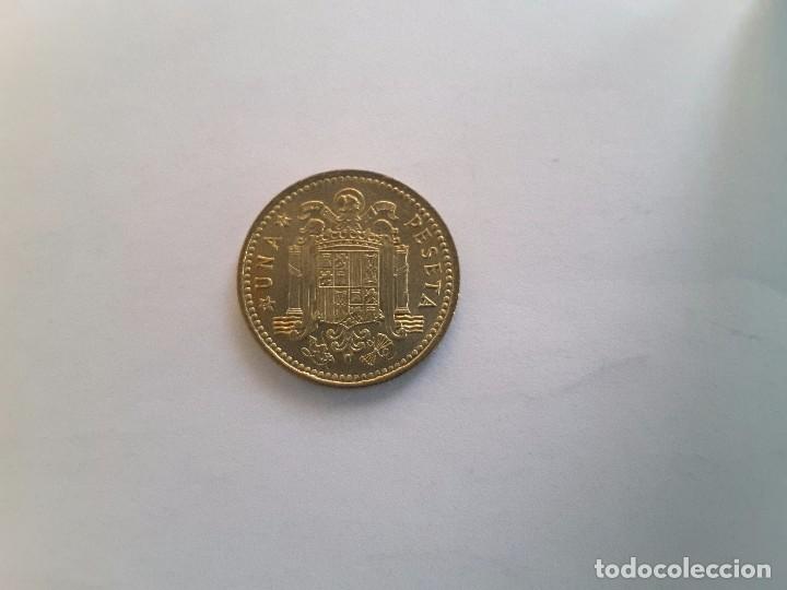 Monedas con errores: 1 peseta doble acu&ntilde;acion 1966 SC - Foto 2