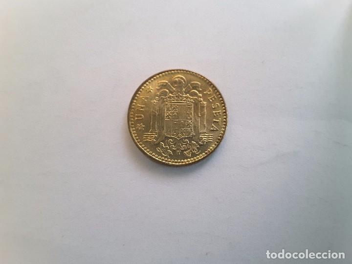 Monedas con errores: 1 peseta doble acu&ntilde;acion 1966 SC (2) - Foto 2