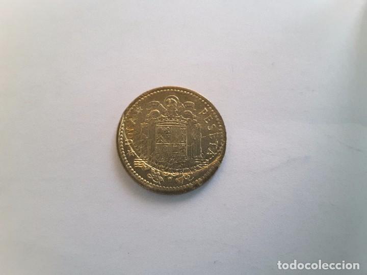 Monedas con errores: 1 peseta doble acu&ntilde;acion 1966 SC (3) - Foto 1