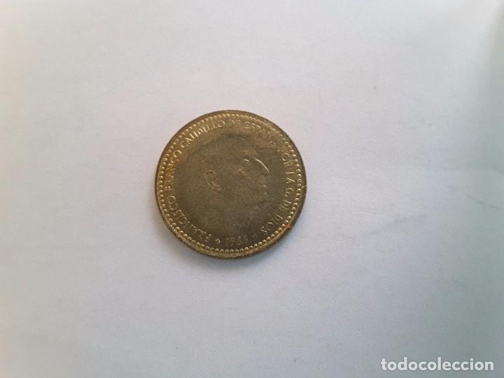 Monedas con errores: 1 peseta doble acu&ntilde;acion 1966 SC (3) - Foto 2