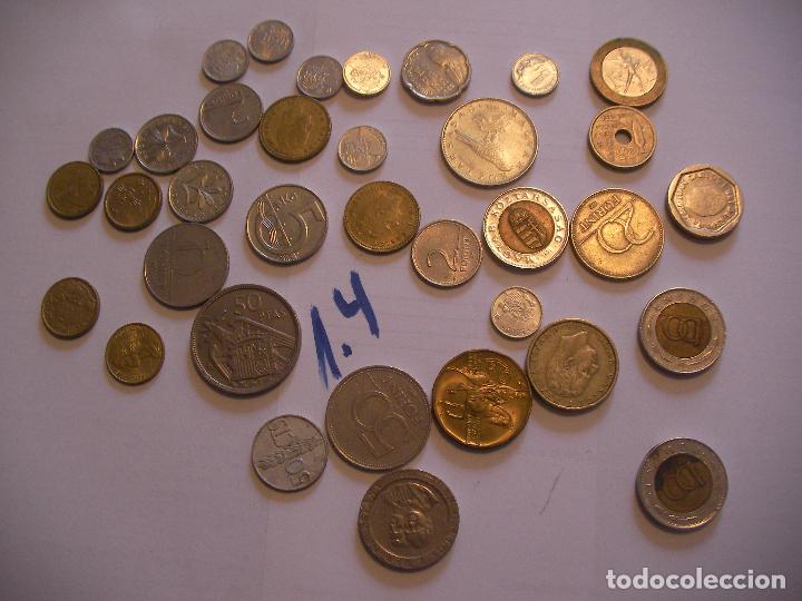 Monedas con errores: GRAN LOTE DE MONEDAS VARIAS - ESPA&Ntilde;A Y OTROS PAISES - Foto 1
