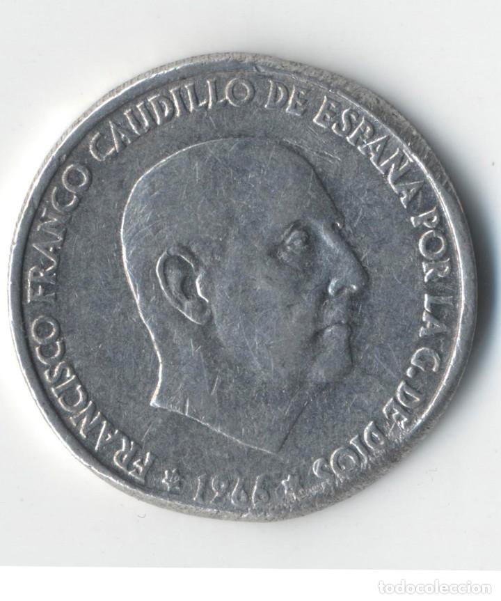Monedas con errores: - Error : 50 C&eacute;ntimos 1966 (67) Segmentada y ligeramente desplazada. - Foto 1