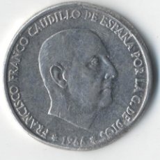 Monedas con errores: - ERROR : 50 CÉNTIMOS 1966 (67) SEGMENTADA Y LIGERAMENTE DESPLAZADA.