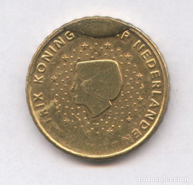 Monedas con errores: * ERROR * 10 CENT HOLANDA A&Ntilde;O 2000 CU&Ntilde;O DESCANTILLADO - Foto 1