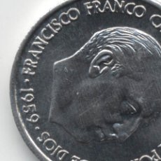 Monedas con errores: ESTADO ESPAÑOL , 10 CENTIMOS DE 1959 , LIGERO DESPLAZAMIENTO DE CUÑO RELIEVES EXCESO DE METAL