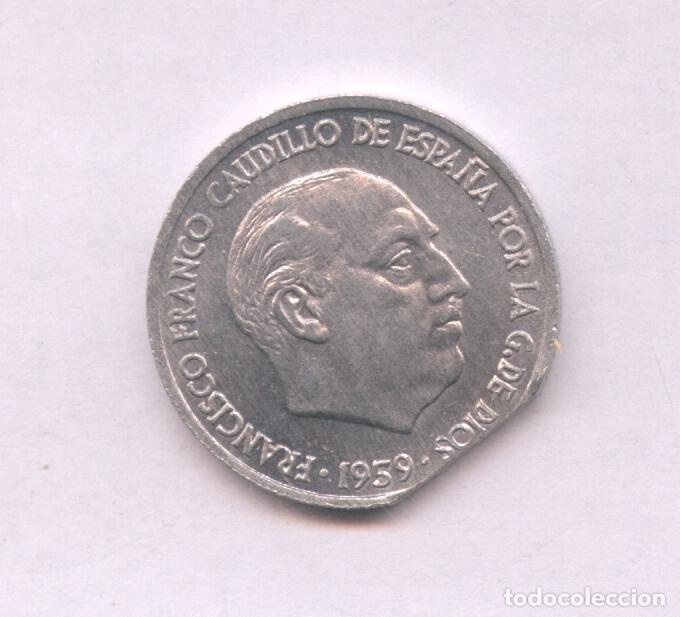 Monedas con errores: * ERROR *. 10 CENT 1959 FINAL DE RIEL - Foto 1