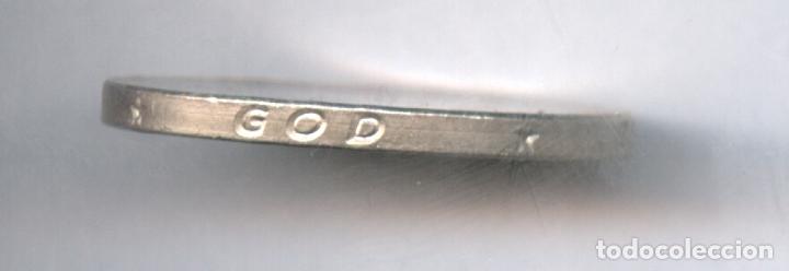 Monedas con errores: * ERROR * COSPEL MONOMETALICO 2 &euro; CANTO * GOD * ZIJ * MET * ONS * - Foto 1