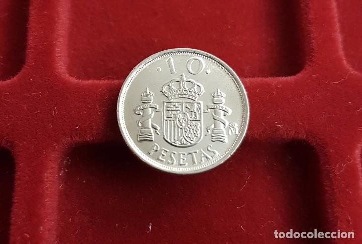 Monedas con errores: Espa&ntilde;a Error 10 Pesetas 1998 Km 1012 Tilde en la &Eacute; Sc Unc - Foto 3