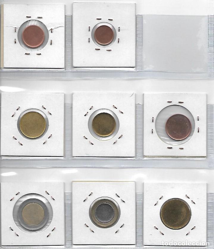Monedas con errores: serie completa cospeles euro 8 valores - Foto 2