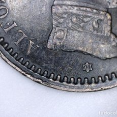 Monedas con errores: - 2 CÉNTIMOS ALFONSO XIII 1904*04 PARTES CON DOBLE LISTEL EXCESOS DE METAL MOSCA JUNTO A XIII. Lote 111784158