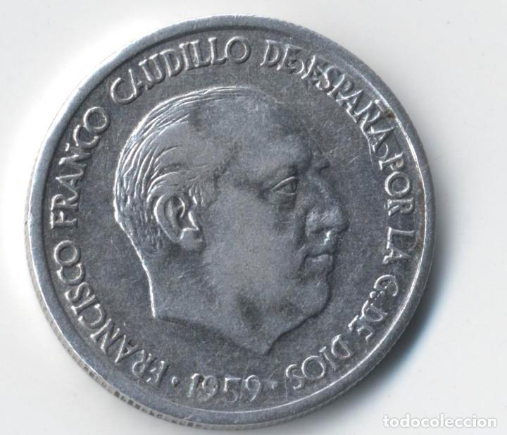 Monedas con errores: ESPA&Ntilde;A MONEDA DE 10 C&Eacute;NTIMOS 1959 (SC) MULTIPLES ERRORES ANVERSO Y REVERSO - Foto 3