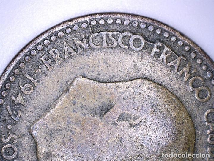 Monedas con errores: 1 PESETA 1947*54. ESPA&Ntilde;A - FRANCISCO FRANCO. ERROR DE CU&Ntilde;O. - Foto 1