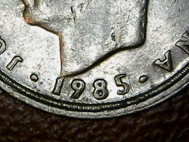 Monedas con errores: * ERROR *. RARO Y ESCASO 10 PESETAS A&Ntilde;O 1985 LEYENDA REPICADA - Foto 3